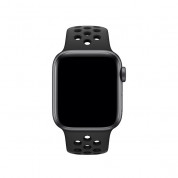 Apple Watch Nike Sport Band - оригинална силиконова каишка за Apple Watch 42мм, 44мм (черен) 2