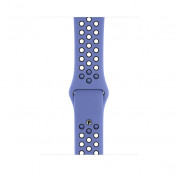 Apple Watch Nike Sport Band - оригинална силиконова каишка за Apple Watch 38мм, 40мм (лилав-черен) 