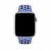 Apple Watch Nike Sport Band - оригинална силиконова каишка за Apple Watch 38мм, 40мм (лилав-черен)  3