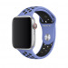 Apple Watch Nike Sport Band - оригинална силиконова каишка за Apple Watch 38мм, 40мм (лилав-черен)  2