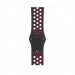Apple Watch Nike Sport Band - оригинална силиконова каишка за Apple Watch 38мм, 40мм (черен-розов)  1