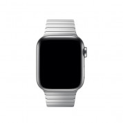 Apple Link Bracelet Band - оригинална стоманена каишка за Apple Watch 38мм, 40мм (сребрист)  2