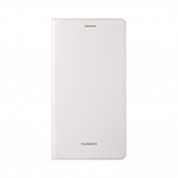 Huawei Flip Case - оригинален кожен калъф за Huawei P8 lite (2017) (бял) (разопакован продукт) 4