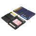 4smarts LAVAVIK Special Closure Wallet - кожен калъф за кредитни карти и портфейл (тъмносин)  2