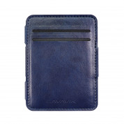 4smarts LAVAVIK Special Closure Wallet - кожен калъф за кредитни карти и портфейл (тъмносин) 