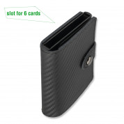 4smarts LAVAVIK Anti-RFID Wallet with Buckle (carbon) 1