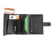 4smarts LAVAVIK Anti-RFID Wallet with Buckle (carbon) 3