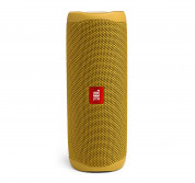 JBL Flip 5 - водоустойчив безжичен bluetooth спийкър и микрофон за мобилни устройства (жълт)
