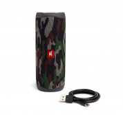 JBL Flip 5 - водоустойчив безжичен bluetooth спийкър и микрофон за мобилни устройства (камуфлаж) 4