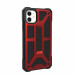 Urban Armor Gear Monarch Case - удароустойчив хибриден кейс за iPhone 11 (червен) 4