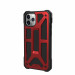 Urban Armor Gear Monarch Case - удароустойчив хибриден кейс за iPhone 11 Pro (червен) 2