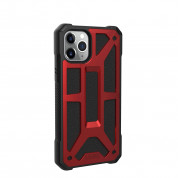 Urban Armor Gear Monarch Case - удароустойчив хибриден кейс за iPhone 11 Pro (червен) 3