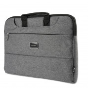 4smarts Laptop Bag Spekter - елегантна чанта за преносими компютри до 18 инча (тъмносив) 