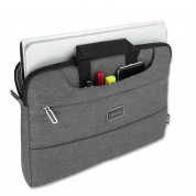 4smarts Laptop Bag Spekter - елегантна чанта за преносими компютри до 18 инча (тъмносив)  3