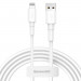 Baseus Mini Lightning USB Cable - Lightning USB кабел за iPhone, iPad и iPod с Lightning (100 см) (бял) 1