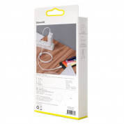 Baseus Mini Lightning USB Cable - Lightning USB кабел за iPhone, iPad и iPod с Lightning (100 см) (бял) 5