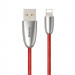 Baseus Torch Lightning USB Cable - Lightning USB кабел за Apple устройства с Lightning порт (100 см) (червен) 2