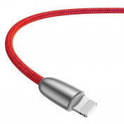 Baseus Torch Lightning USB Cable - Lightning USB кабел за Apple устройства с Lightning порт (100 см) (червен) 3