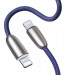 Baseus Torch Lightning USB Cable - Lightning USB кабел за Apple устройства с Lightning порт (100 см) (син) 2