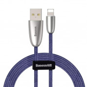 Baseus Torch Lightning USB Cable - Lightning USB кабел за Apple устройства с Lightning порт (100 см) (син)