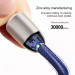 Baseus Torch Lightning USB Cable - Lightning USB кабел за Apple устройства с Lightning порт (100 см) (син) 3