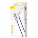 Baseus Torch Lightning USB Cable - Lightning USB кабел за Apple устройства с Lightning порт (100 см) (син) 6