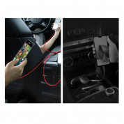 Baseus Car Co-Sharing 3-in-1 USB Cable - универсален USB кабел с Lightning, microUSB и USB-C конектори (100 см) (черен) 4