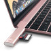 Satechi USB-C Card Reader USB 3.0 - четец за microSD и SD карти памет за мобилни устройства (розово злато) 6