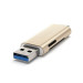 Satechi USB-C Card Reader USB 3.0 - четец за microSD и SD карти памет за мобилни устройства (златист) 2