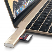 Satechi USB-C Card Reader USB 3.0 - четец за microSD и SD карти памет за мобилни устройства (златист) 4