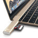 Satechi USB-C Card Reader USB 3.0 - четец за microSD и SD карти памет за мобилни устройства (златист) 5