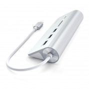 Satechi Aluminum USB-C 3.0 Hub & Card Reader (silver) 1