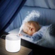 Baseus Elephant 2in1 Humidifier Air Purifier + LED Lamp (DHXX-02) - овлажнител за въздух и LED нощна лампа (бял) 6
