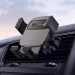 Baseus Cube Gravity Car Vent Mount (SUYL-FK01) - поставка за радиатора на кола за смартфони с дисплеи до 6.6 инча (черна) 3