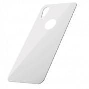 Baseus Back Glass Film - калено стъклено защитно покритие за задната част на iPhone XR (бял) 1