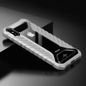 Baseus Michelin Case - удароустойчив хибриден кейс за iPhone XS, iPhone X (сив) 5