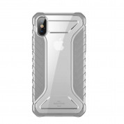 Baseus Michelin Case - удароустойчив хибриден кейс за iPhone XS, iPhone X (сив) 1
