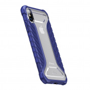 Baseus Michelin Case - удароустойчив хибриден кейс за iPhone XS Max (син) 3