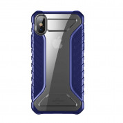 Baseus Michelin Case - удароустойчив хибриден кейс за iPhone XS Max (син)