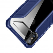 Baseus Michelin Case - удароустойчив хибриден кейс за iPhone XR (син) 4