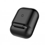 Baseus Airpods Silicone Wireless Charging Case - силиконов калъф с възможност за безжично зареждане за Apple Airpods & Apple Airpods 2 (черен) 4