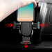 Baseus Wireless Charger Gravity Car Mount (WXYL-01) - поставка за радиатора на кола с безжично зареждане за Qi съвместими смартфони (черен) 8