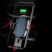 Baseus Wireless Charger Gravity Car Mount (WXYL-01) - поставка за радиатора на кола с безжично зареждане за Qi съвместими смартфони (черен) 6