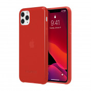 Incipio NGP Pure Case - удароустойчив силиконов (TPU) калъф за iPhone 11 Pro Max (червен)