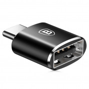 Baseus USB-C Male To USB Female Adapter (CATOTG-01) - адаптер от USB-C мъжко към USB женско за мобилни устройства с USB-C порт 1