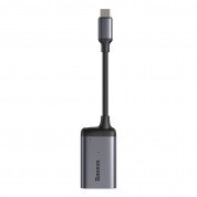 Baseus Enjoyment USB-C to VGA + USB-C PD Hub (CAHUB-O0G) - USB-C хъб за свързване от USB-C към VGA и USB-C PD порт (тъмносив) 3