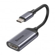 Baseus Enjoyment USB-C to HDMI Adapter - USB-C адаптер за свързване от USB-C към HDMI (тъмносив) 1