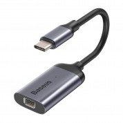 Baseus Enjoyment USB-C to Mini DisplayPort Adapter - USB-C адаптер за свързване от USB-C към Mini DisplayPort (тъмносив) 1
