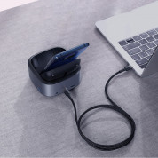 Baseus Mate USB-C Charging Dock Station - док станция с USB портове, HDMI, USB-C, четец за карти и 3.5 аудио изход за мобилни устройства с USB-C порт 9