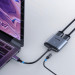 Baseus Enjoyment USB-C to Dual HDMI Adapter - USB-C адаптер за свързване от USB-C към два HDMI порта (тъмносив) 6